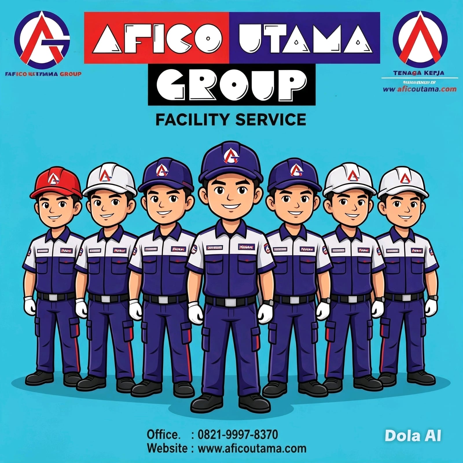 Tim tenaga kerja terlatih Afico Utama Group